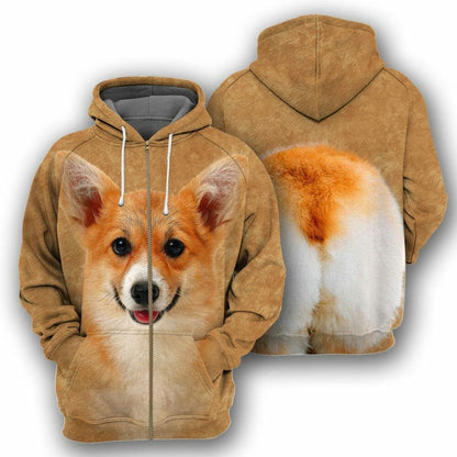 Corgi - 3D All Over Printed Shirt Tshirt Hoodie Apparel