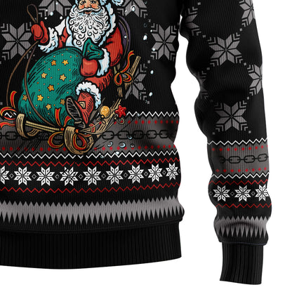 Santa Sleigher Ugly Christmas Sweater, Christmas Gift,Gift Christmas 2024