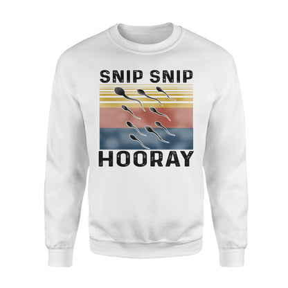 Snip snip hooray - funny sweatshirt gifts christmas ugly sweater for men and women