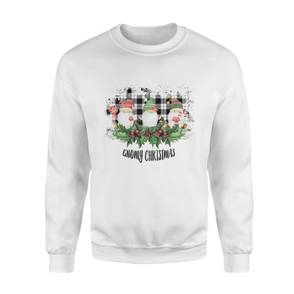Gnomes funny with Gnomy Christmas - funny sweatshirt gifts christmas ugly sweater for men and women