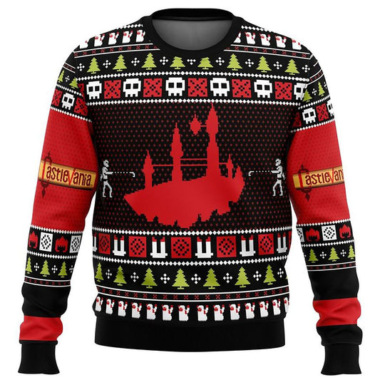 Christmas Castlevania Ugly Christmas Sweater,Christmas Ugly Sweater, Christmas Gift, Gift Christmas 2024
