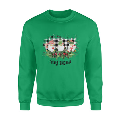 Gnomes funny with Gnomy Christmas - funny sweatshirt gifts christmas ugly sweater for men and women