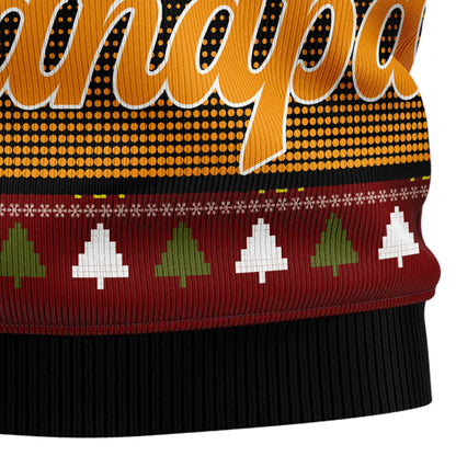 Too Cool To Be Called Grandpa Ugly Christmas Sweater, Christmas Gift,Gift Christmas 2024
