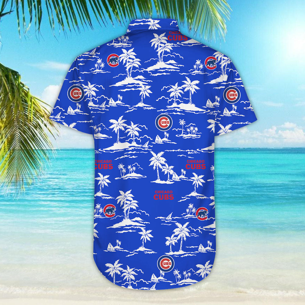 Chicago Cubs Baseball Hawaiian Shirt_Hawaiian Shirt Gift, Christmas Gift