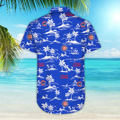 Chicago Cubs Baseball Hawaiian Shirt_Hawaiian Shirt Gift, Christmas Gift