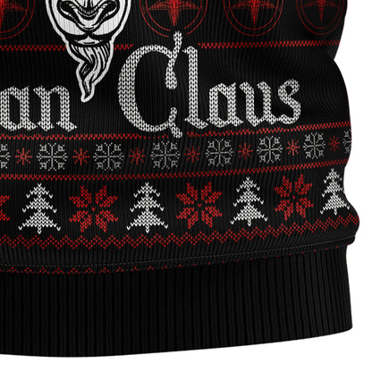 Satan Claus Merry Christmas Hail Satanic Ugly Christmas Sweater, Christmas Gift,Gift Christmas 2024