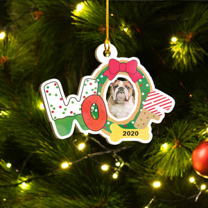 Merry Xmas Bulldog Ornament Set, Merry Woofmas Ornament Set, Funny Xmas Ornament Family Gift Idea For Dog Lover