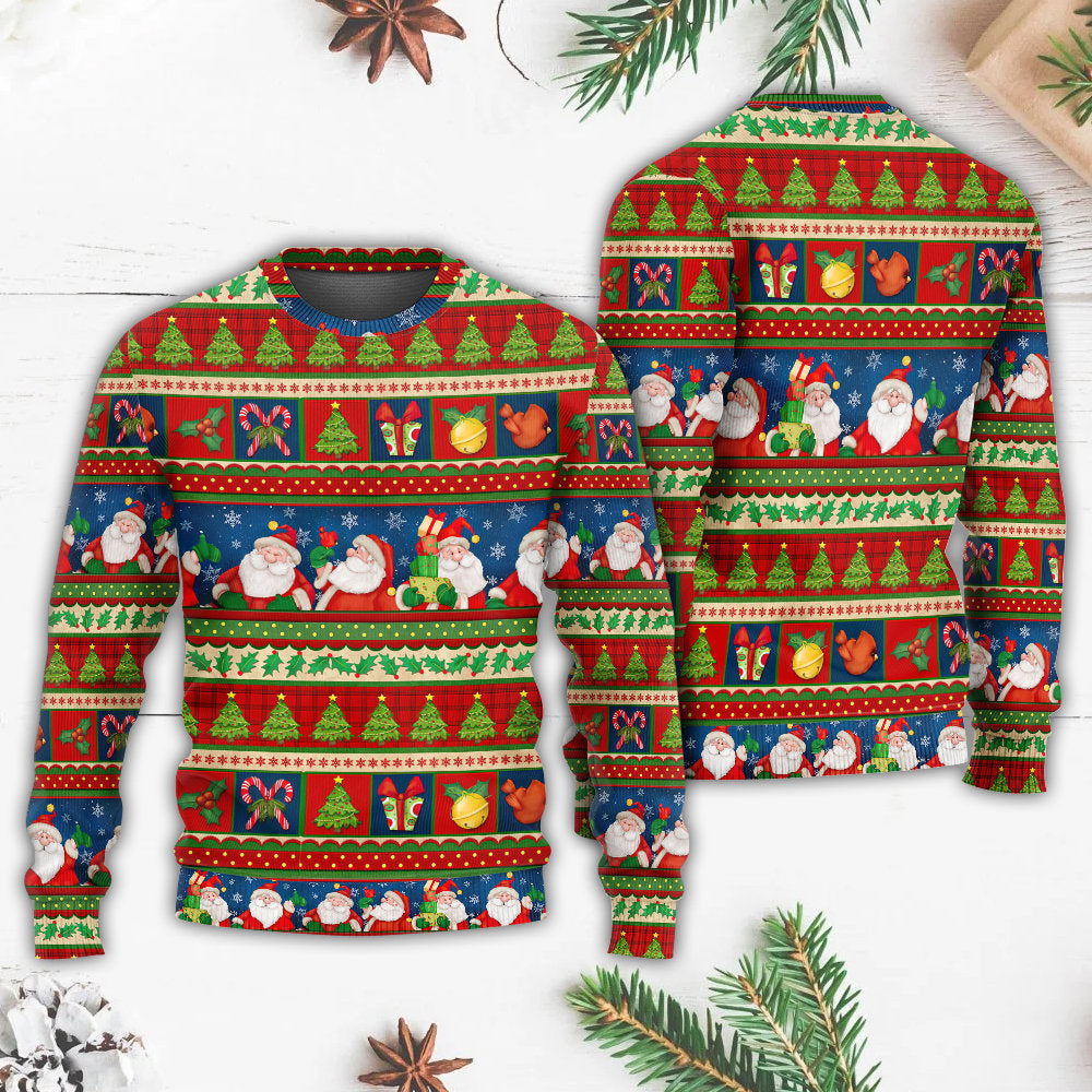 Christmas Santa Claus In Daily Life Ugly Christmas Sweater, Christmas Gift, Gift Christmas 2024