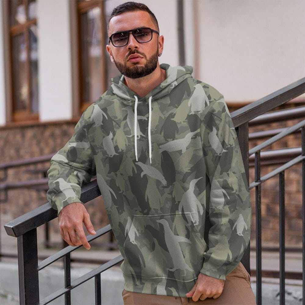 3D Penguins Camo Custom Tshirt Hoodie Apparel