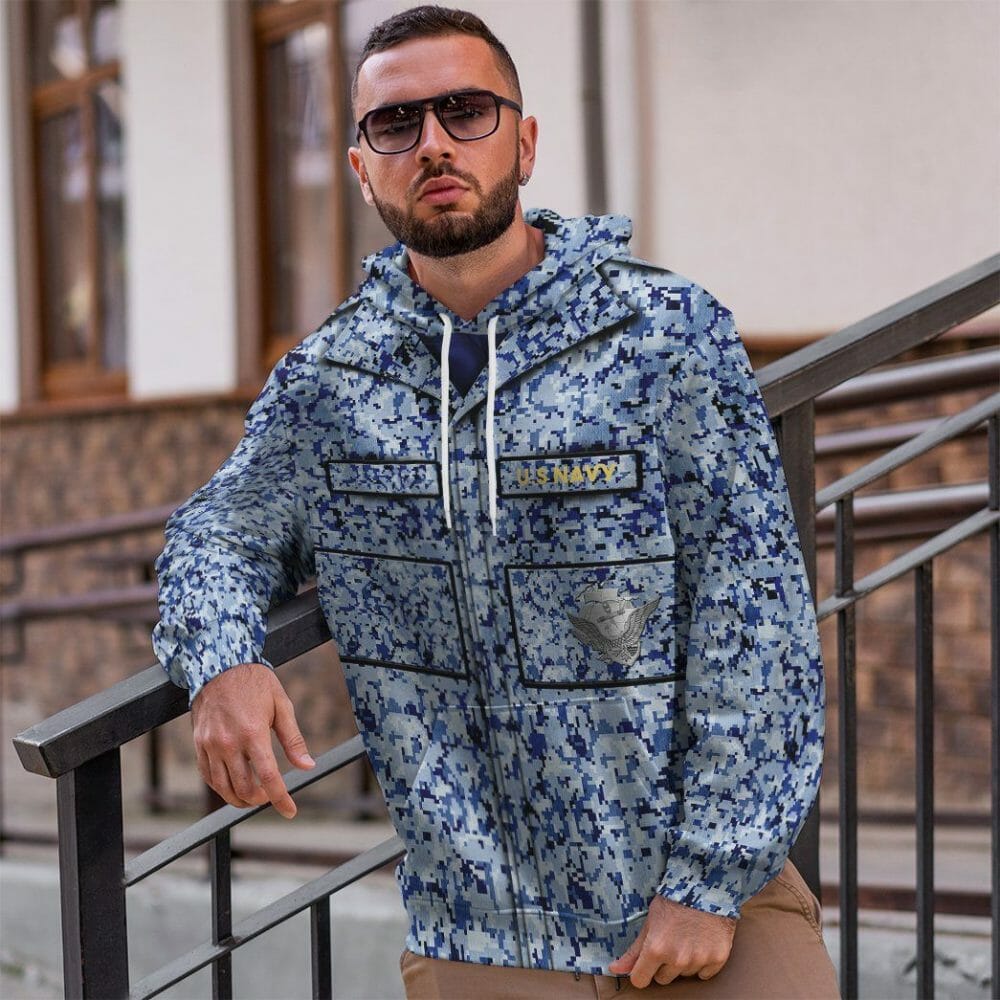 3D US Navy Uniform Tshirt Hoodie Apparel