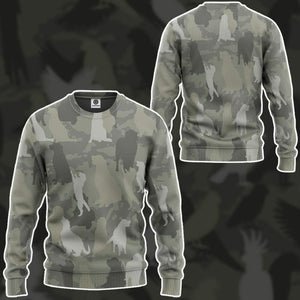 3D Golden Retriever Camo Custom Tshirt Hoodie Apparel