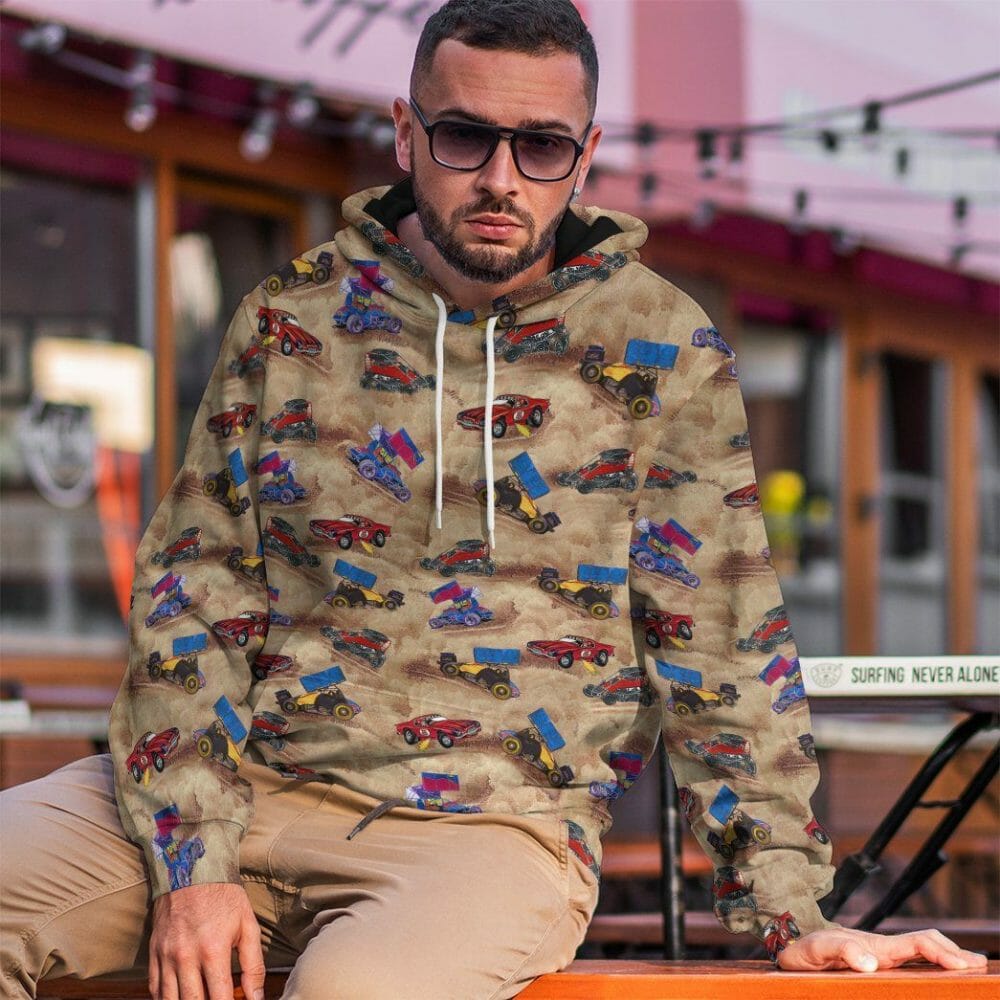 3D Dirt Track Racing Custom T-Shirt Hoodie Bekleidung