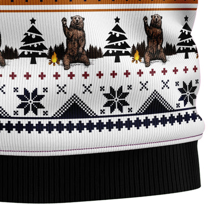 Bear Coffee Ugly Christmas Sweater, Christmas Ugly Sweater,Christmas Gift,Gift Christmas 2024