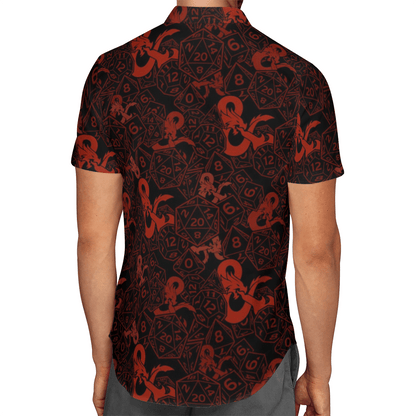 Dungeons Dragons Game Hawaiian Shirt_Hawaiian Shirt Gift, Christmas Gift