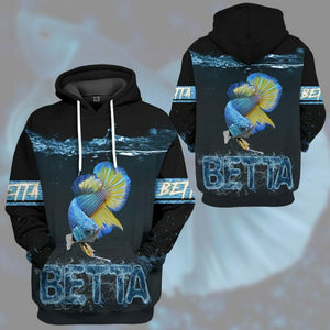 3D Betta Lovers Custom Tshirt Hoodie Apparel