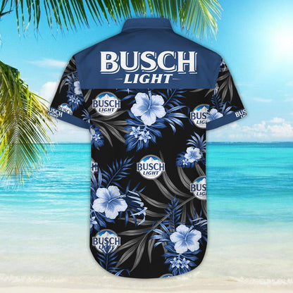 Busch Light Style Hawaiian Shirt,Hawaiian Shirt Gift, Christmas Gift