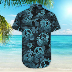 Aloha Hawaiian Shirt - Hippie Summer Vibe Tropical Hawaiian Aloha Hawaii Shirt - Beach Themed Gift, Hawaiian Shirt Gift, Christmas Gift