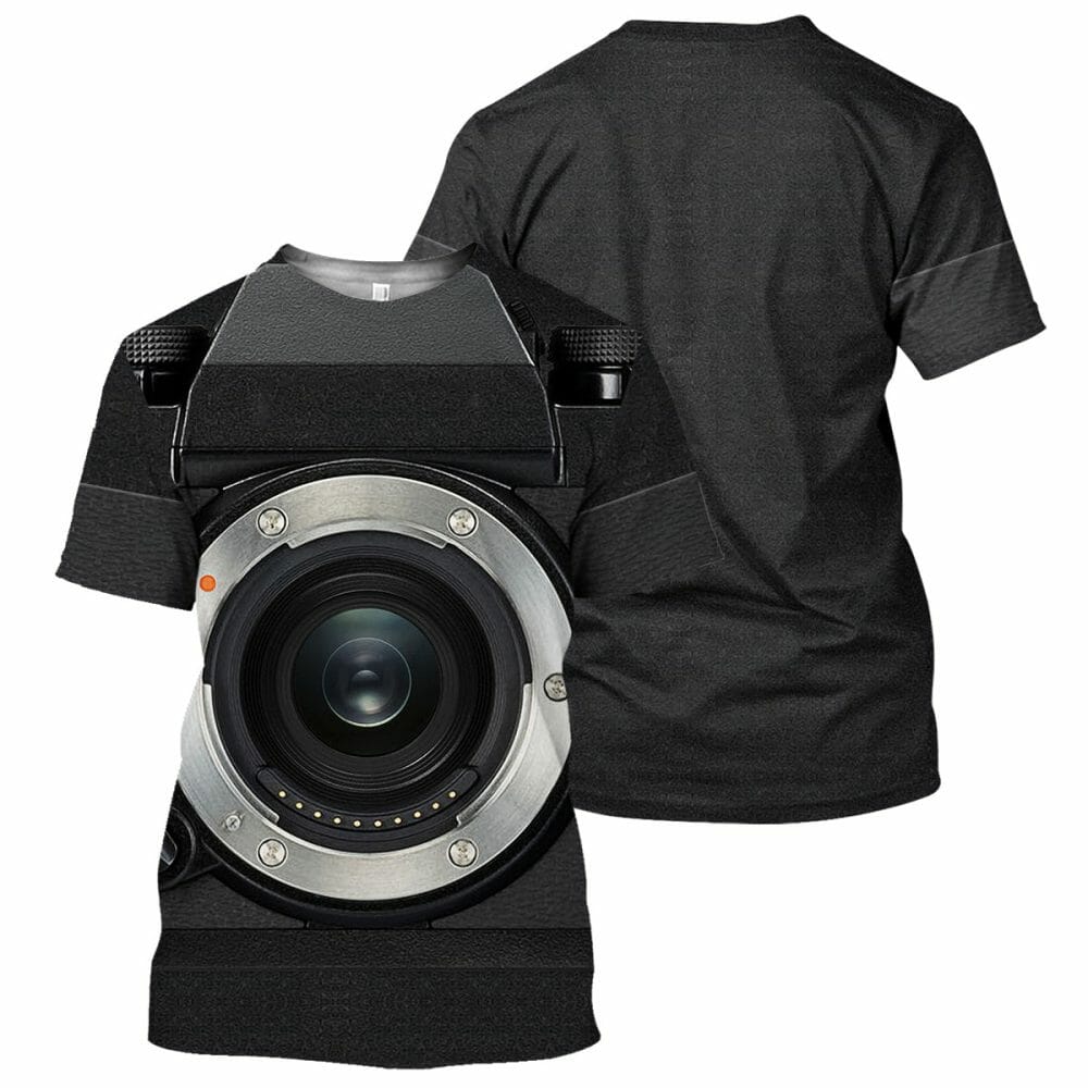 Photography Camera- 3D All Over Printed Shirt Tshirt Hoodie Apparel