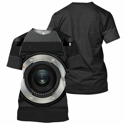 Photography Camera- 3D All Over Printed Shirt Tshirt Hoodie Apparel