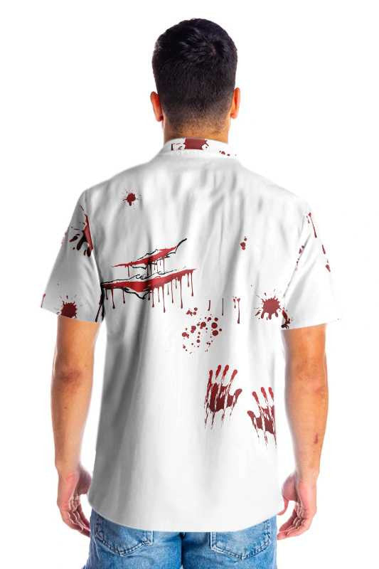 Creepy Ripped Open Rib Cage Organs Dramatic Hawaiian Shirt, Hawaiian Shirt Gift, Christmas Gift