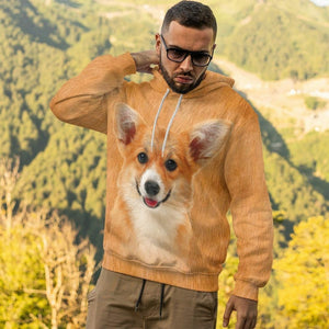 3D Corgi Cosplay Custom Tshirt Hoodie Appreal