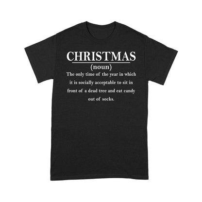Weihnachtsdefinition Zitat Outfit Lustiges Weihnachts-T-Shirt Geschenk für Weihnachten