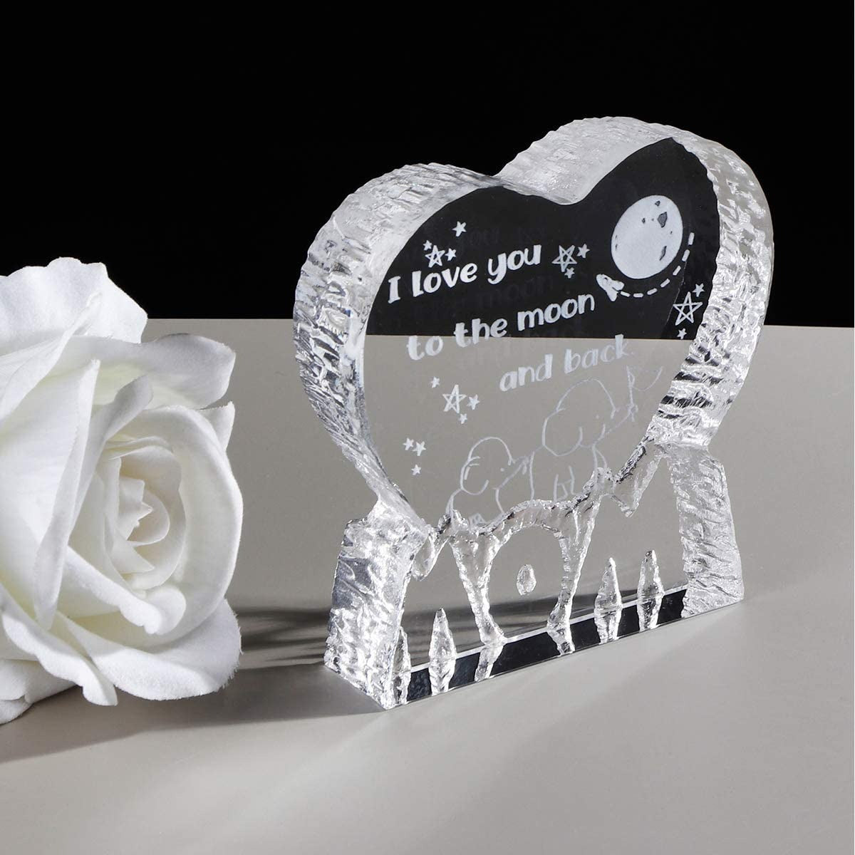 Birthday Gifts for Mom from Daughter, Mother's Day Gifts, Crystal Keepsake Present for Mother
