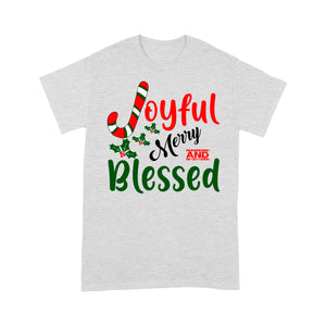 Joyful Merry and Blessed Christmas.  Tee Shirt Gift For Christmas