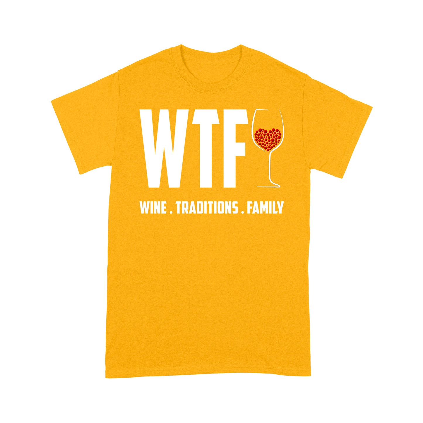Funny Christmas Outfit - WTF Wine Traditions Family Tee Shirt Gift For Christmas