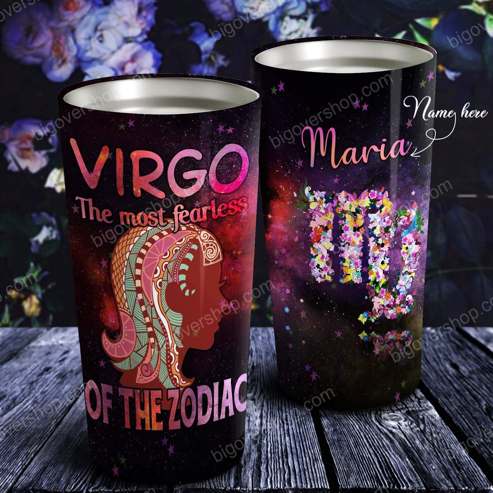 The Most Fearless of The Zodiac Personalized Tumbler- Astrology Sign Gift, Stainless Tumbler