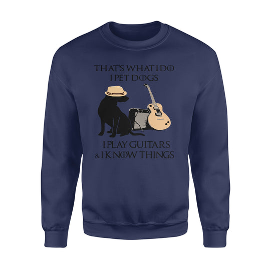 That's What I do I pet Ugly Sweater - Lustiges Sweatshirt, Weihnachtsgeschenke, hässlicher Pullover für Männer und Frauen