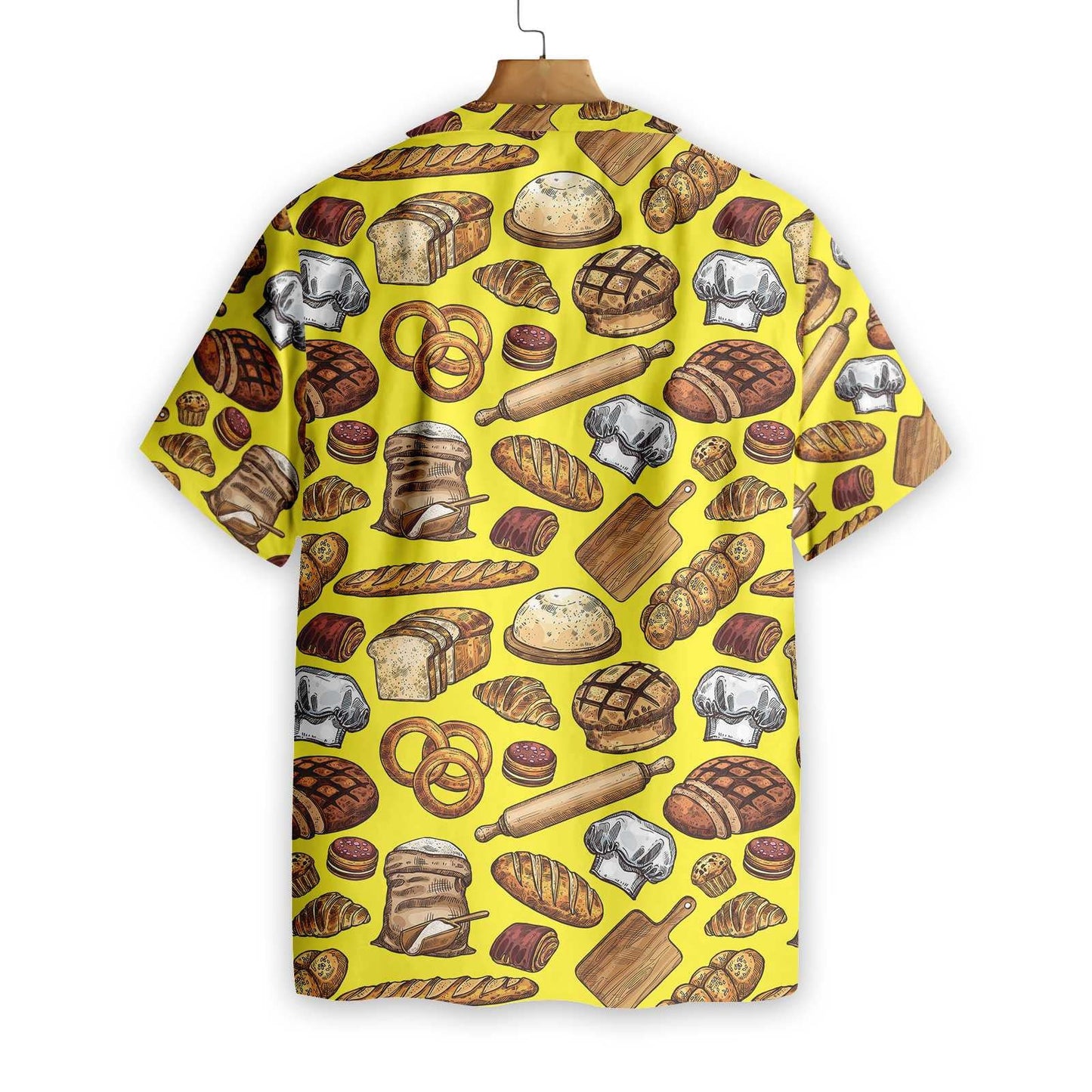 Vintage Bread And Pastry Food Hawaiian Shirt, Hawaiian Shirt Gift, Christmas Gift