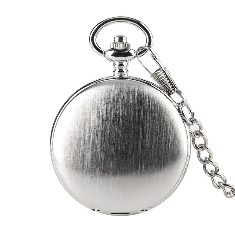 Christmas Gift Smooth Mechanical Pocket Watch Full Luxury Gold Color Men Women Stylish Retro