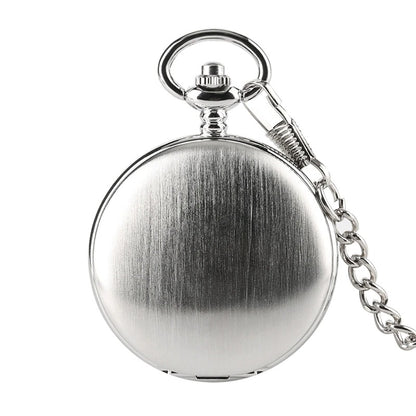 Christmas Gift Smooth Mechanical Pocket Watch Full Luxury Gold Color Men Women Stylish Retro
