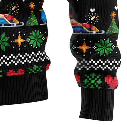 Santa Shark Ho Ho Ho Ugly Christmas Sweater, Christmas Gift,Gift Christmas 2024