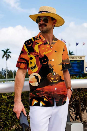 The Halloween Nightmare Halloween Hawaiian Shirt, Halloween Shirt For Men And Women,Hawaiian Shirt Gift, Christmas Gift