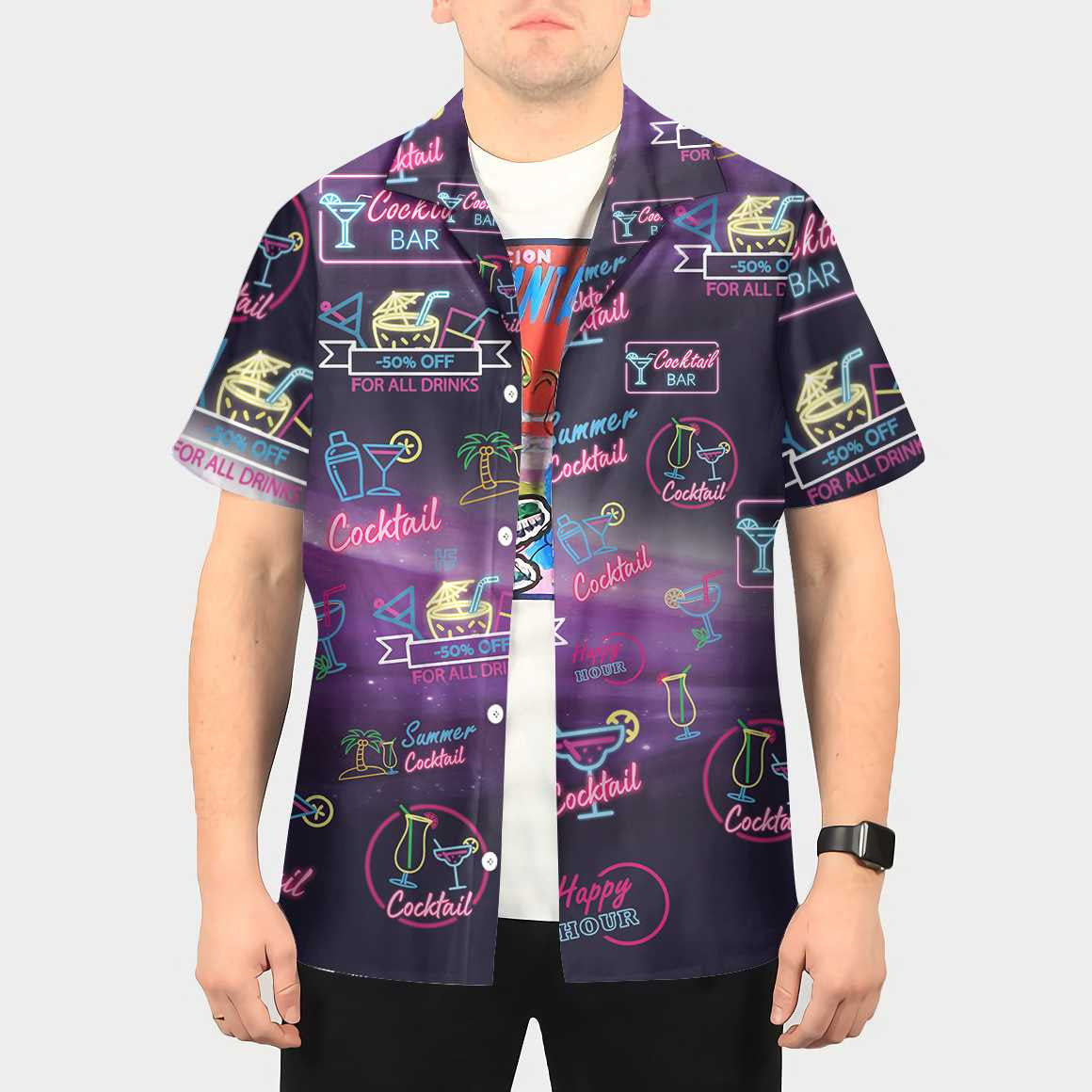 Life Is Better With Cocktail Design Hawaiian Shirt, Hawaiian For Gift