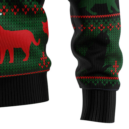 Black Cat Sleigh To Death Star Ugly Christmas Sweater , Christmas Ugly Sweater,Christmas Gift,Gift Christmas 2024