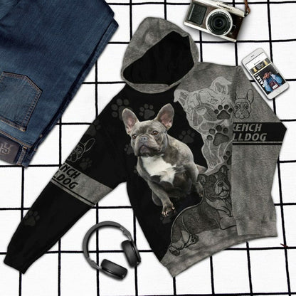 3D French Bulldog Lovers Custom Tshirt Hoodie Apparel