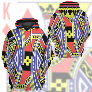 3D King of Diamonds Cesar Custom Tshirt Hoodie Apparel