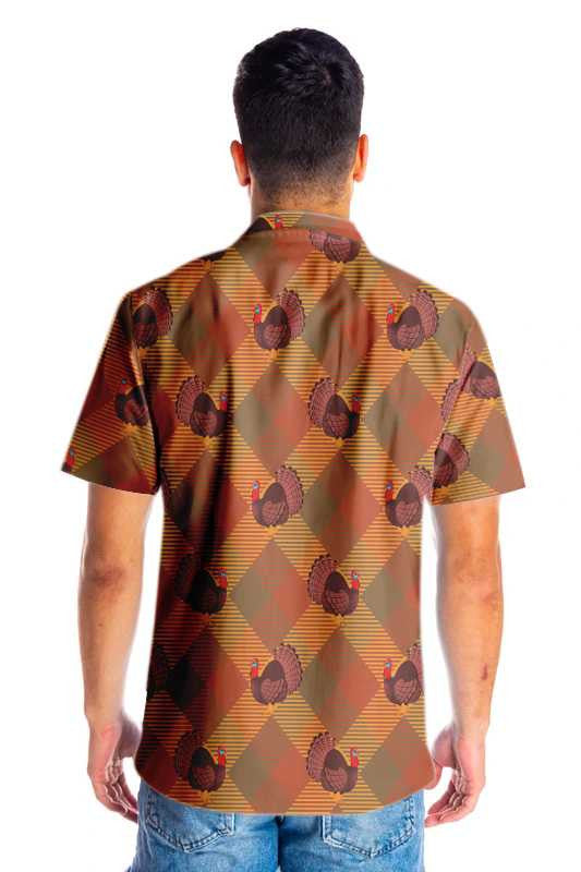 Pretty Turkey For Holiday Thanksgiving Hawaiian Shirt, Hawaiian Shirt Gift, Christmas Gift