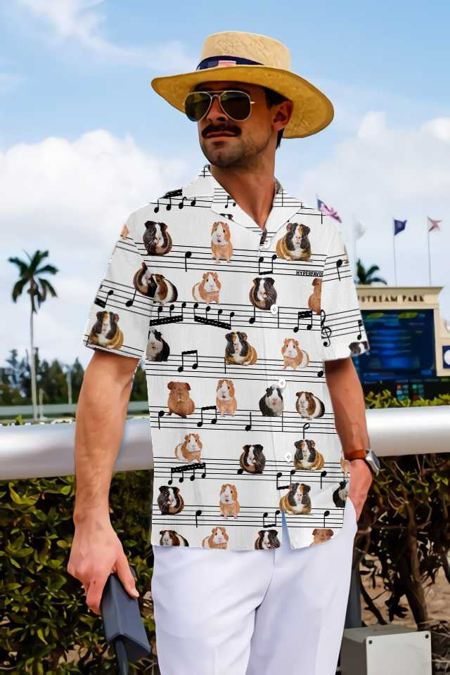 The Guinea Pig Song Design Hawaiian Shirt, Hawaiian Shirt Gift, Christmas Gift