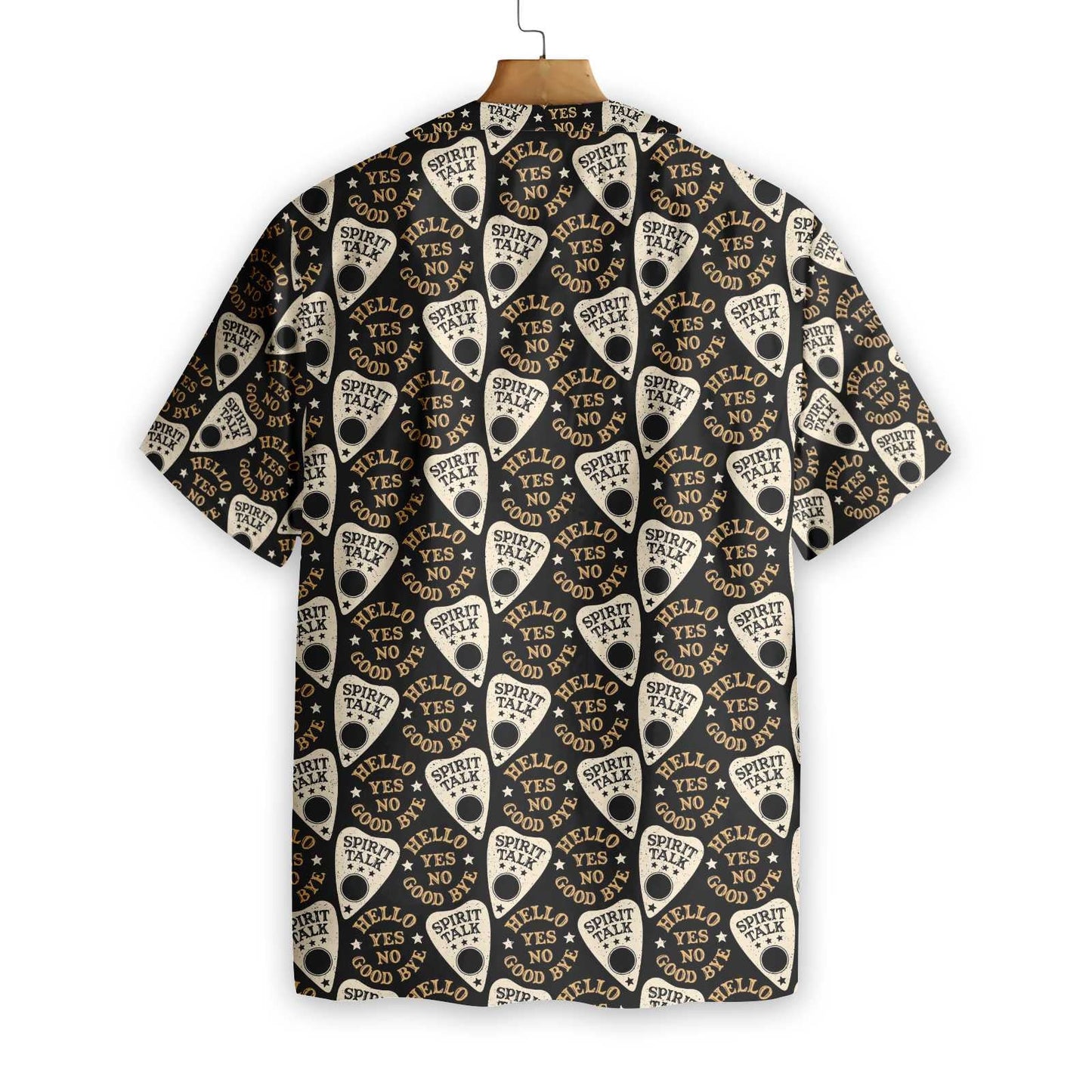 Black Magical Ouija Halloween Design Hawaiian Shirt, Hawaiian For Gift
