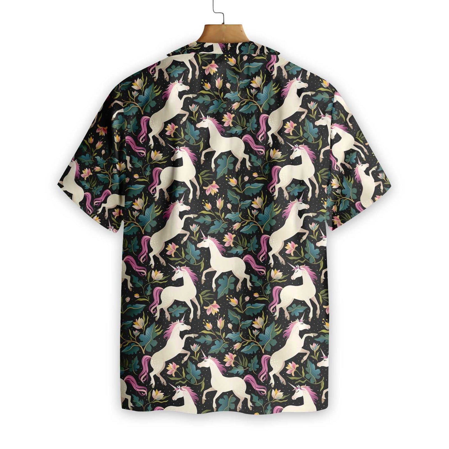 Fantasy Unicorns Believe In Miracle Design Hawaiian Shirt,Hawaiian Shirt Gift, Christmas Gift
