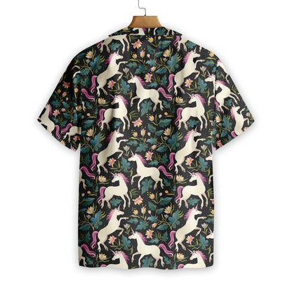Fantasy Unicorns Believe In Miracle Design Hawaiian Shirt,Hawaiian Shirt Gift, Christmas Gift