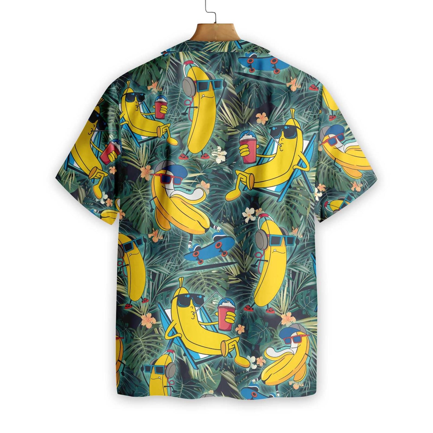 Funny Chill Tropical Banana Design Hawaiian Shirt,Hawaiian Shirt Gift, Christmas Gift