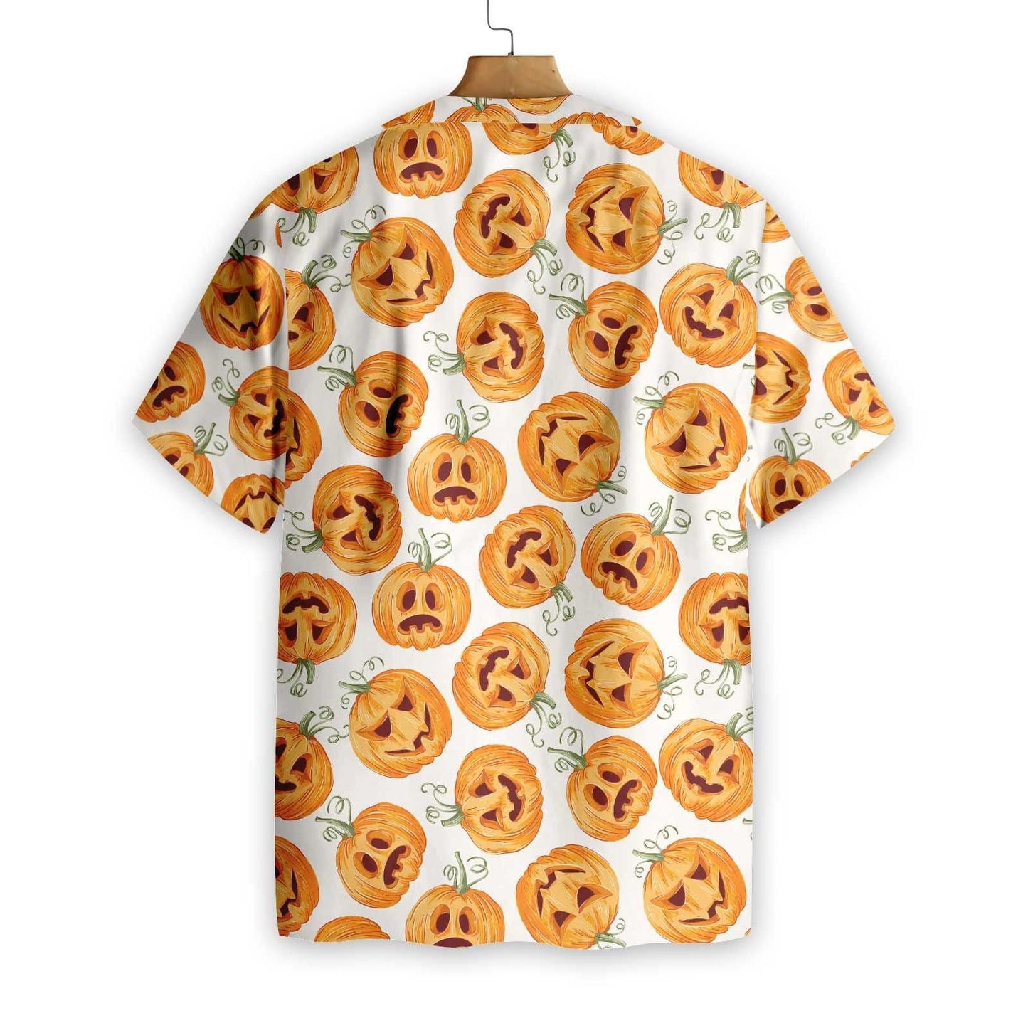Pumpkin Pattern Halloween Hawaiian Shirt, Halloween Shirt For Men And Women,Hawaiian Shirt Gift, Christmas Gift