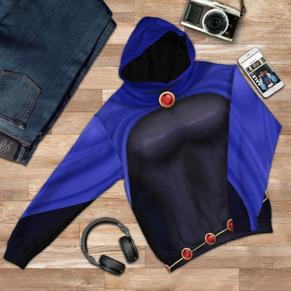 3D Teen Titan Raven Cosplay Custom Tshirt Hoodie Apparel