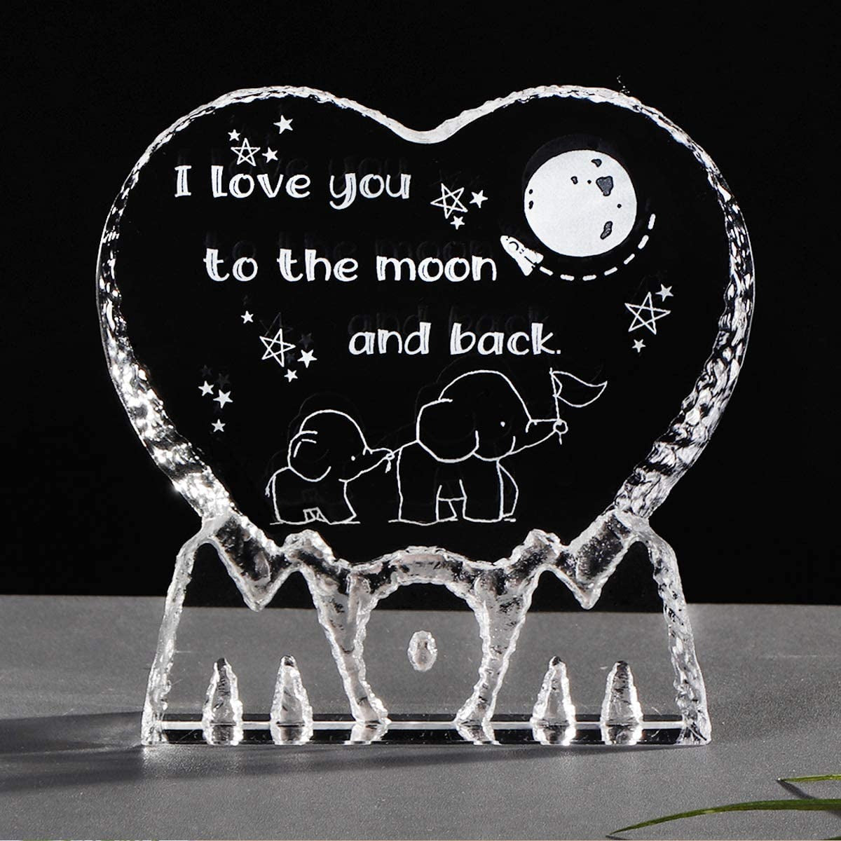 Birthday Gifts for Mom from Daughter, Mother's Day Gifts, Crystal Keepsake Present for Mother