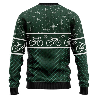 Santa Cycling Ugly Christmas Sweater, Christmas Gift,Gift Christmas 2024